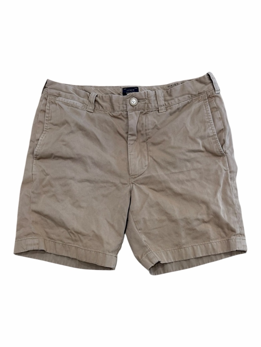 J. Crew Men’s Flat Front Shorts in Khaki 30